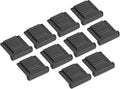 PATIKIL 12mm Universal Camera Hot Shoe Cover Cap, 10 Pack Hot Shoe Cap Hot Shoe Protector Plastic Suitable for Nikon for Fujifilm for Pentax DSLR/SLR Camera, Black by PATIKIL