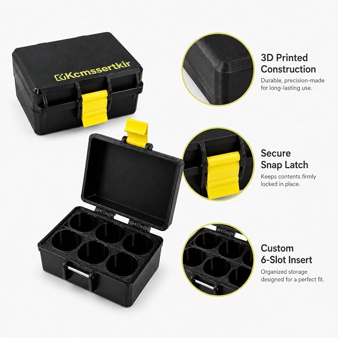 Film Box/135 Film Case -for 3 Rolls of 35mm Films ，to Sort & Enjoy & Safeguard Film, 3D printing technology。 (black-6) - Image 4