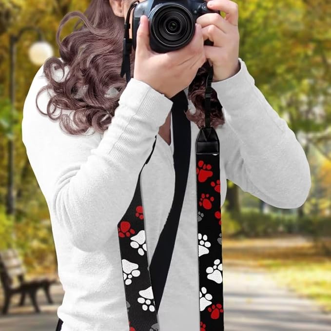 Coldinair Black Adjustable Camera Strap Universal Neck & Shoulder Soft Padded Strap for All DSLR Cameras,Binoculars - Image 3