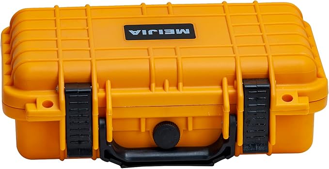 MEIJIA Portable All Weather Waterproof Protective Hard Case, Small Camera Case,Dry Case with Customizable Foam,Fit Use of Drones, Camera,Equipments, 11.65 ”x8.35”x3.78” - Image 4