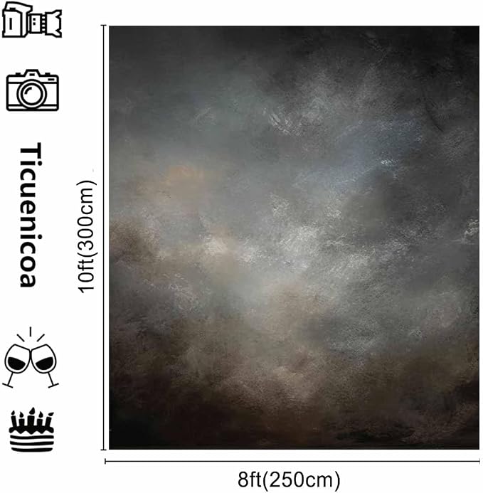 8x10ft Fabric Abstract Backdrop for Photography Vintage Portrait Old Master Background for Studio Prop - Image 5