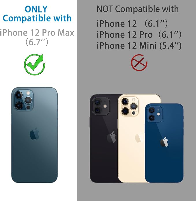 Dengduoduo 3 Pack Tempered Glass Camera Lens Protector for iPhone 12 Pro Max 6.7", Ultra HD, 9H Hardness, Anti-Scratch, Case Friendly, Easy to Install [No Affect on Night Shots] - Image 2