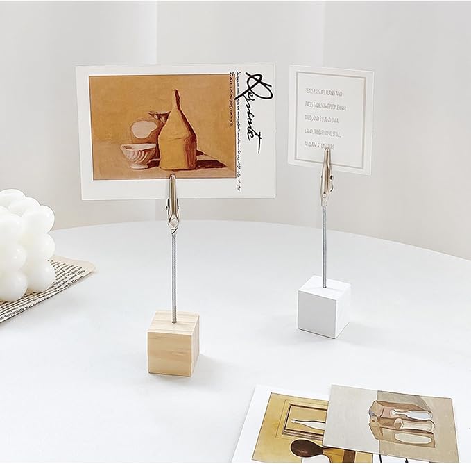 6-pcs Creative DIY Decoration for Accessories, Photo Clip Holder, Home Decoration Accessories, Suitable for Birthday Parties, Family Gatherings, Christmas Decoration, Wedding Digital Card Display - Image 4