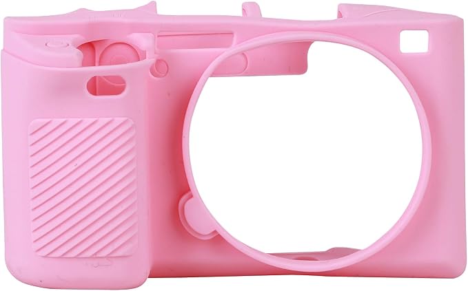 Easy Hood Case for Sony Alpha A6000 ILCE-6000 Digital Camera, Pink | Soft Silicone,Anti-Scratch,Dustproof,Shockproof,Slim Fit,Enhanced Grip,Camera Skin Protector Accessories Protective Cover - Image 7