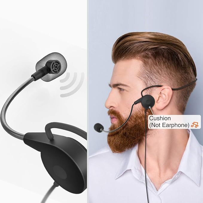 Fifine K037B Wireless Microphone System with Headset Lapel Mic for Speaking | Wireless Microphone set, Beltpack Transmitter and Receiver,for Teaching, Preaching - Image 9