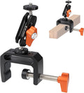 K&F CONCEPT Camera C-Clamp Mount with Double Ball Head Magic Arm | 360° Adjustable Clamp Desktop Mount, for Action Camera, Monitor, LED Light and Microphone by KFCONCEPT