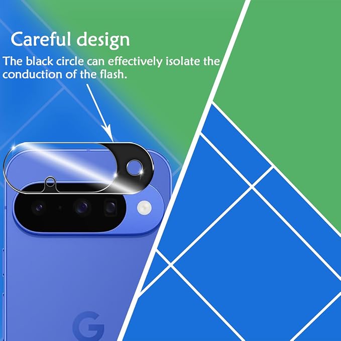 BIGFACE for Pixel 10 Tempered Glass Screen Protector + Camera Lens Protector [ 2 + 2 Pack ][Fingerprint Unlock] [Anti-Scratch] [Case Friendly] Clear HD Protective Film for Google Pixel 10 5G - Image 4