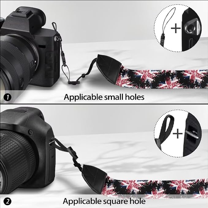 Coldinair Black Adjustable Camera Strap Universal Neck & Shoulder Soft Padded Strap for All DSLR Cameras,Binoculars - Image 5