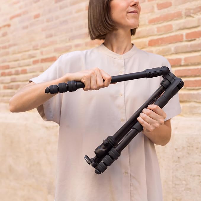 Manfrotto Befree Advanced AS, Camera Tripod, Twist Lock, Compatible with Arca-Swiss, Portableand Compact, Alumiium, Travel Tripod Kit, Ball Head, for DSLR, Mirrorless, Camera Accessories - Image 8