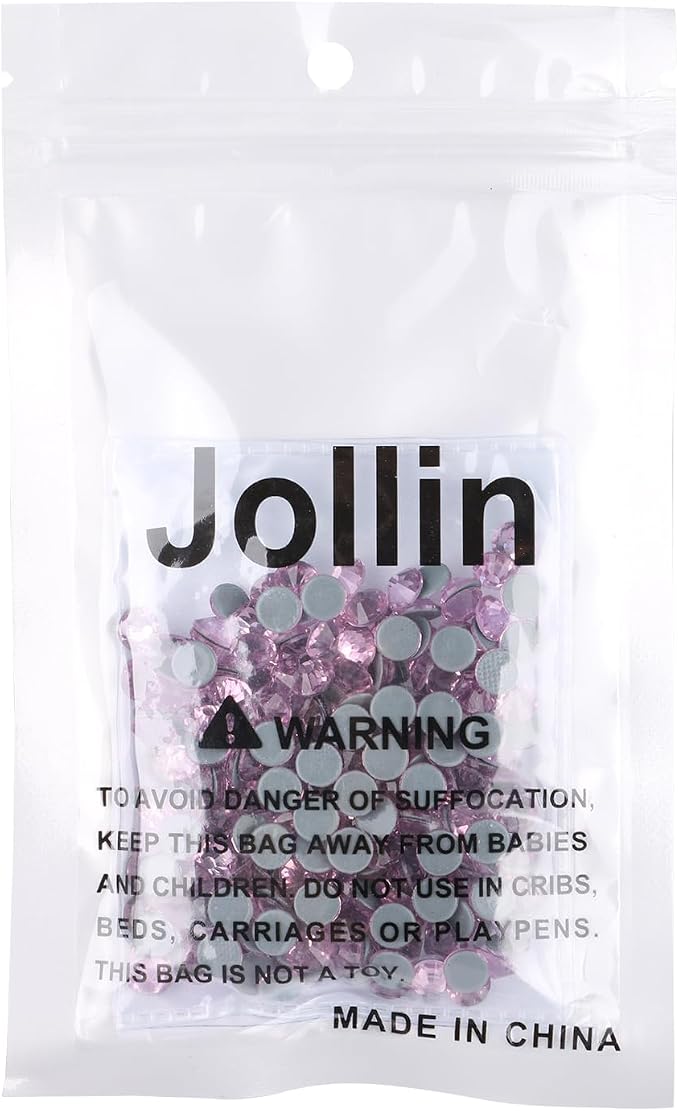 Jollin Hotfix Rhinestones Flatback Crystal Gems 6.4mm SS30, Pink | 288pcs Hot Fix Crystals Glass Rhinestones for Bedazzling, Crafting, Clothes, Shoes & Accessories DIY Decoration - Image 6