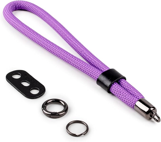 VOVMOEYA Camera Wrist Strap Rope,Camera Hand Strap Compatible with Fujifilm Nikon Sony DSLR Camera - Purple by VOVMOEYA