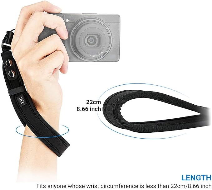 Compact Camera Wrist Strap,Soft Hand Strap for Canon V1 SX740 HS IXY 650 Sony RX100 VII ZV-1 ZV-E10 II ZV-1F ZV-E1 Fuji X Half X-E5 Ricoh GR IV III GR4 GR3 IIIx HDF Olympus TG-7 Panasonic LUMIX ZS99 - Image 5