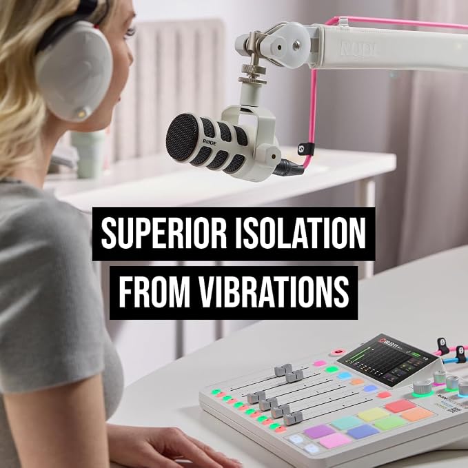 RØDE PSA1+ Professional Studio Arm with Spring Damping and Cable Management (Pink) | Key details: Studio Arm with Spring Damping and Cable Management (Pink) - Image 8