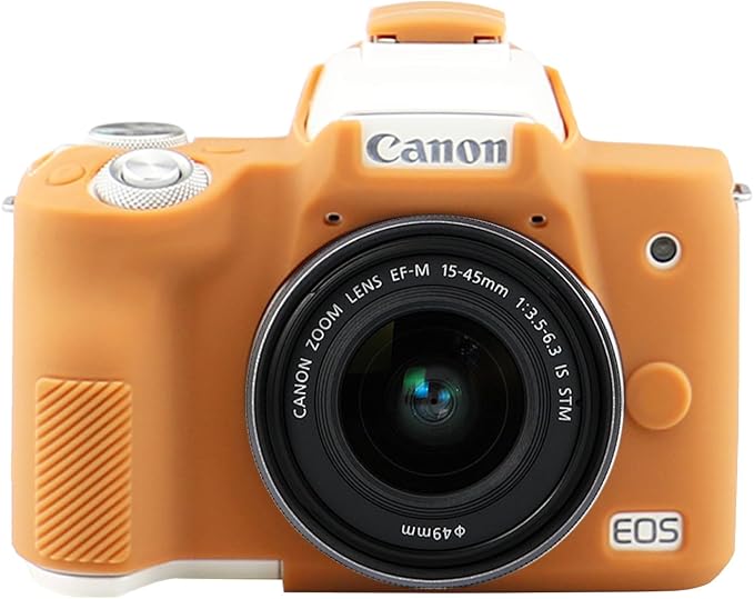 Easy Hood Camera Case for Canon EOS M50/M50 Mark II Digital Camera Brown | Soft Silicone Case Cover, Anti-Scratch, Dustproof, Shockproof, Slim Fit, Lightweight, Easy to Install, Easy to Clean by EasyHood