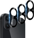 Dengduoduo Camera Lens Protector for iPhone 16 and 16 Plus 3 Pack, Tempered Glass, Ultra HD, 9H Hardness, Anti-Scratch, Case Friendly, Easy to Install [No Affect on Night Shots] by Dengduoduo