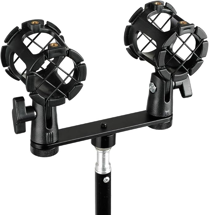 CAMVATE Double Microphone Mounts Bracket T-bar - 1958 (Pack of 2) - Image 4