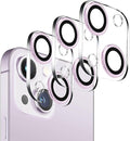 Dengduoduo 3 Pack Tempered Glass Camera Lens Protector for iPhone 15 6.1" & for iPhone 15 Plus 6.7", Ultra HD, 9H Hardness, Anti-Scratch, Case Friendly, Easy to Install [No Affect on Night Shots] by Dengduoduo