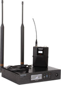 Shure QLXD14/84 Wireless Microphone System with Bodypack and WL184 Supercardioid Lavalier Mic by Shure