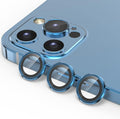 YWXTW [1 SET Camera Lens Protector Compatible with iPhone 12 Pro Max 6.7 inch, [Installation Tray] Aluminum Alloy Tempered Glass Camera Circle Cover by YWXTW