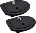 2 Pack 27mm (1-1/16") Quick Release Plate, Universal Camera Tripod Mount Adapter Replacement for 27mm Square Socket Tripod Heads by IOUALEY