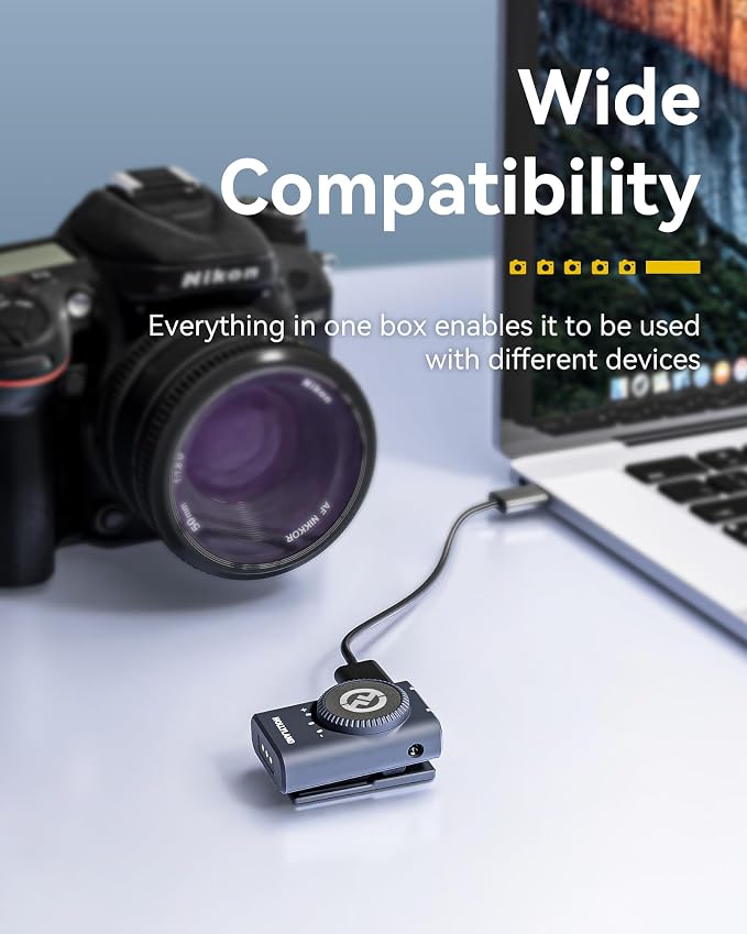 Hollyland Lark M2 Wireless Microphone for iPhone/Camera/Android/PC, 48kHz/24-bit High Fidelity Audio, 300m Range, Noise Cancelling, 40h Use, YouTube, Vlog, Streaming (Black, with Camera RX + USB-C RX) | 48kHz/24-bit High Fidelity Audio, 300m Range, RX+... - Image 7