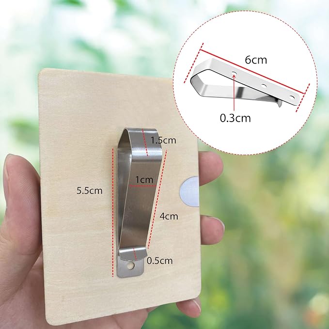 Personalized Daddy Car Visor Clip Picture Frame, Dad Photo Frames, Car Wooden Picture Holder for Father, Gift for Dad Car Accessories, Drive Safe Daddy Visor Clip, We Love You - Image 5