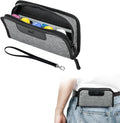 JJC Portable 120 Film Canister Pouch, Compact Film Carrying Case Storage Bag for 5 Rolls of 120 Medium-Format film, Compact Film Cassette Holder Container Storage Box with Belt Loop and Strap (No Film by JJC