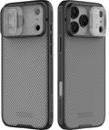 Nillkin Camshield Case for iPhone 17 Pro Max Case, [Built-in Dual Camera Cover][Slim Profile] [Military Grade Drop Protection] Shockproof Bumper Phone Case 6.9 inch 2025 Clear Black by Nillkin
