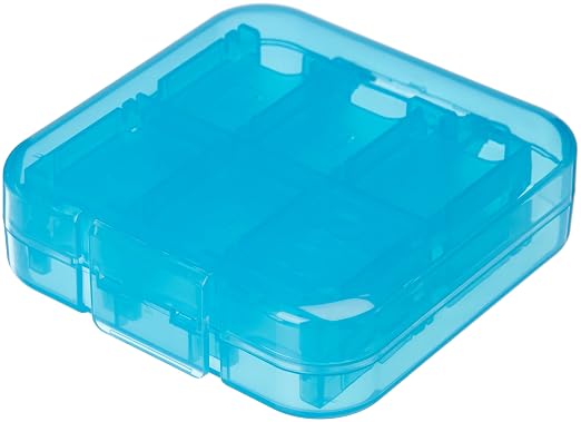 Amazon Basics Portable Game Storage Case for 24 Nintendo Switch Games, Game Card Slots, 3.4 x 3.4 x 1 Inches, Blue - Image 4