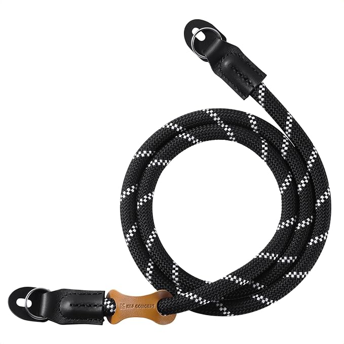 K&F CONCEPT Camera Neck Strap,100cm Camera Shoulder Strap | Nylon Rope, with O-ring for DSLR Camera, for Street Photography, BJ01 by KFCONCEPT
