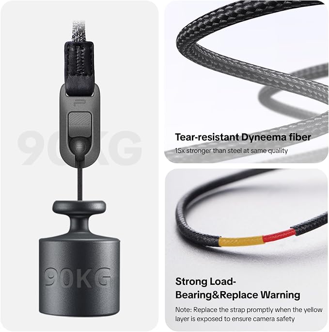 PGYTECH Camera Strap Air Universal Quick Connectors Air Set for Neck/Wrist Straps with Quick Beads 2.0(1.5mm) - Image 6