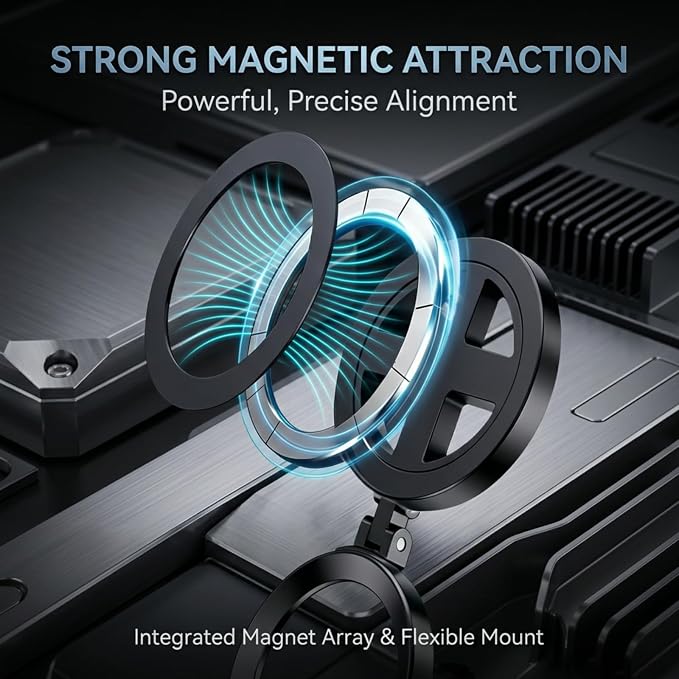 Magnetic CPL Filter for iPhone 17-13 Pro Max, 67mm, Anti-Glare Lens | 67mm Polarizing Filter, Glass Optics, Quick Mount, Foldable Stand, Reduce Reflection, Enhance Color, Ideal for Photography - Image 3
