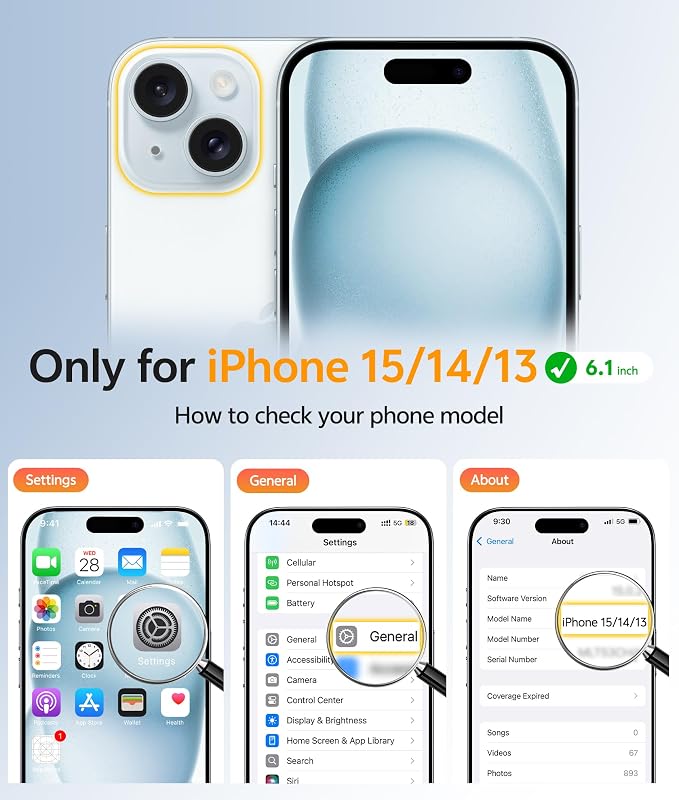 FNTCASE for iPhone 15/14/13 Case, Fit for Magsafe, Glass Screen Protector | Translucent Matte, Magnetic Phone Cases, 14FT Military Grade Drop Protection, Slim Shockproof Protective Cover, Teal - Image 2
