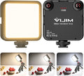 VIJIM VL81 On Camera LED Video Light, 3 Cold Shoe Expandable Fill Light | 3000mAh Rechargeable Bi-Color 3200K-5600K Dimmable Panel Portable Photography Lighting for Phone YouTube Vlog Live Streaming by VIJIM