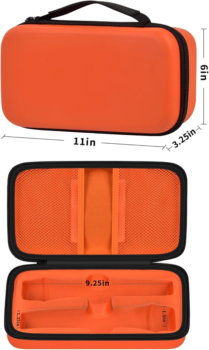 Wireless Microphone Case Compatible with JBL Wireless Two Microphone System, Handheld Dual Mic Travel Bag for Singing or Karaoke for Receivers, Adapters, AA Batteries - Image 5