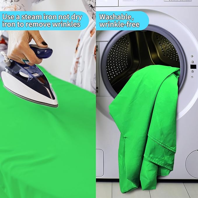 Green Backdrop - 10 x 20 ft, Green Screen for Photography & Video Recording, High Density Polyester Fabric - Image 3