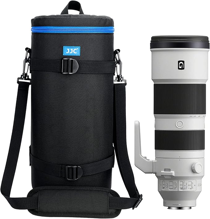 JJC Extra Large Camera Lens Case Bag for Canon RF 200-800mm Below 5.5x14.6 | Thick Camera Lens Case for Nikon 180-600mm/600mm F6.3,for Sony FE 200-600mm F5.6-6.3 Zoom 400-800mm F6.3-8 G & Teleconverte by JJC