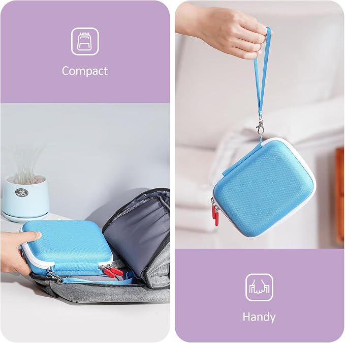 ProCase Hard Playing Card Game Carrying Case, Holds 300+ Cards -Blue | Travel Storage Box, Compatible with UNO, Five Crowns, SKYJO, PlayMonster and More Card Games, Case Only - Image 4