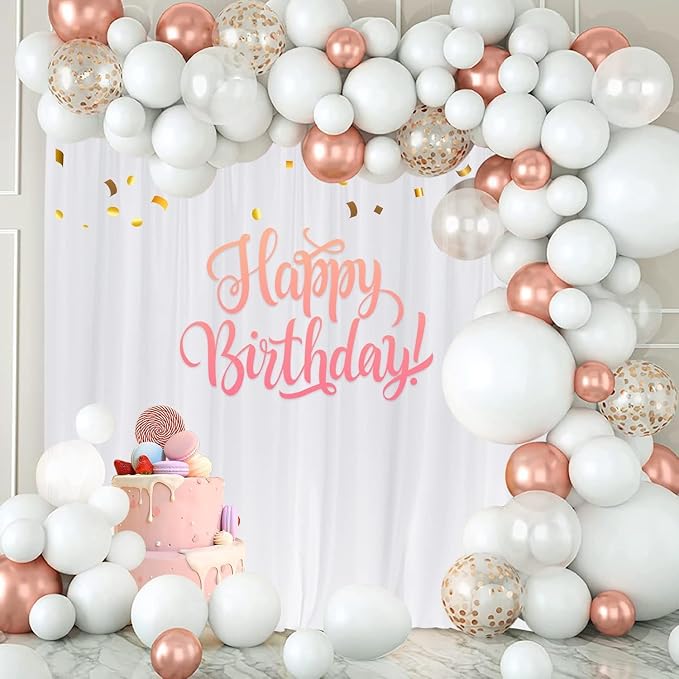 8x10ft White Backdrop for Photography, Pocket Design Photo Booth Background for Portrait Photoshoot, Party Decorations and Video Studio Background, White Backdrop Curtain for Soft Fabric Drapes - Image 5