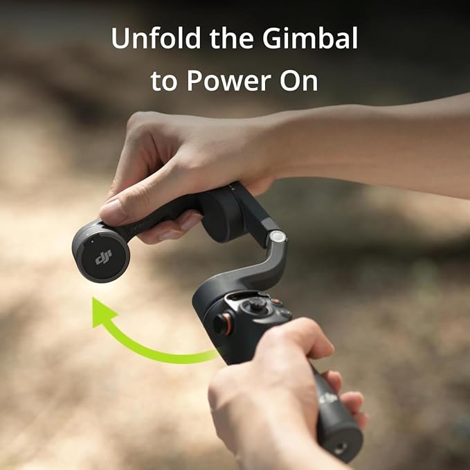 DJI Osmo Mobile 6 Smartphone Gimbal Stabilizer, 3-Axis Phone Gimbal, Built-In Extension Rod, Portable and Foldable, Android and iPhone Gimbal with ShotGuides, Vlogging Stabilizer, YouTube TikTok Video - Image 3