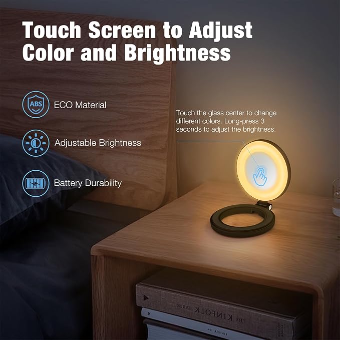 Magnetic Selfie Light,Phone Light Compatible with iPhone Magsafe | 360° LED Selfie Ring Fill Light with Mirror for Selfies/Photography/TikTok/Zoom Calls/Video Conference - Image 7