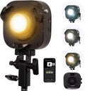 Amaran Halo 100X Led Video Light 100W Bi-Color 2700k-6500k,Bowens Mount | Silent Photography Lighting,4890lux@1m,Ultra-Compact Travel Light,USB-C PD Power,App/NFC Control,for YouTube TikTok Studio by amaran