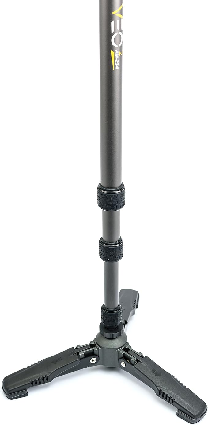 Vanguard VEO 2 AM-234TU Shooting Stick, Tri-Stand Base with Ball Joint, Rotating and Removeable U Shaped Yoke, Gray - Image 6