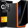 Wiaocit Privacy Screen Protector for Samsung Galaxy Z Fold 8 Ultra/Z Fold 7 | 3+3 Pack, 9H Tempered Glass, Camera Lens Protector, Installation Frame, Bubble Free, Case Friendly by Wiaocit