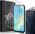 4+4 for Samsung Galaxy A16 5G Screen Protector Camera Lens Protector | 9H Tempered Glass Cell Phone Protector by SOMINGUIZN