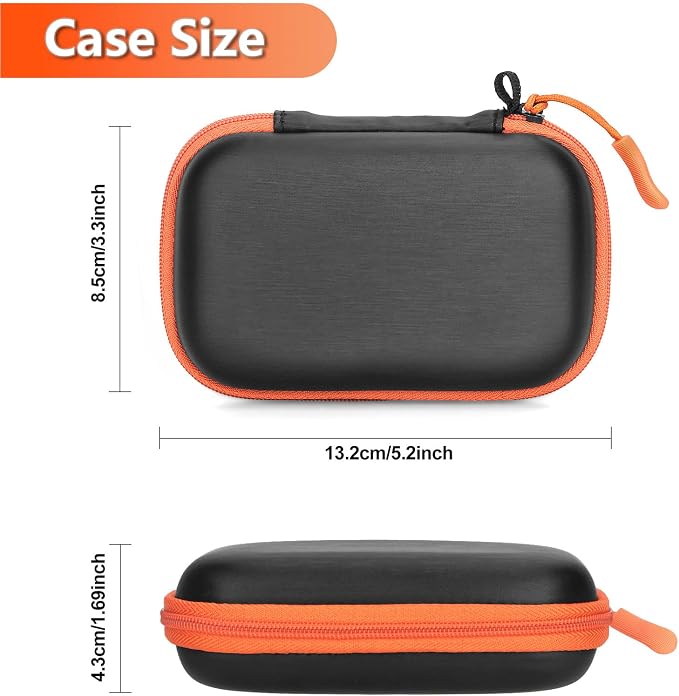 Hard Case for SanDisk Extreme Pro/SanDisk Extreme Portable External SSD 500GB 1TB 2TB 4TB 8TB, Travel Case for External Solid State Drive USB Cable, Protective Cover Storage Bag Fit Memory Card SD - Image 6