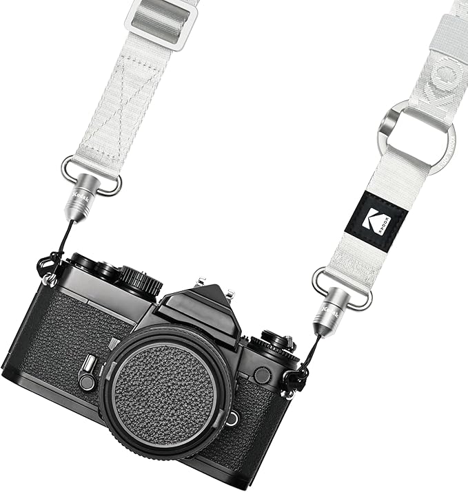 KODAK Multi-Purpose Camera Strap (Silver) - Quick-Detach System, Lightweight, Durable Metal Swivels, Multiple Usages, SLR Cameras, Compact Cameras, Smart Phones - Image 3
