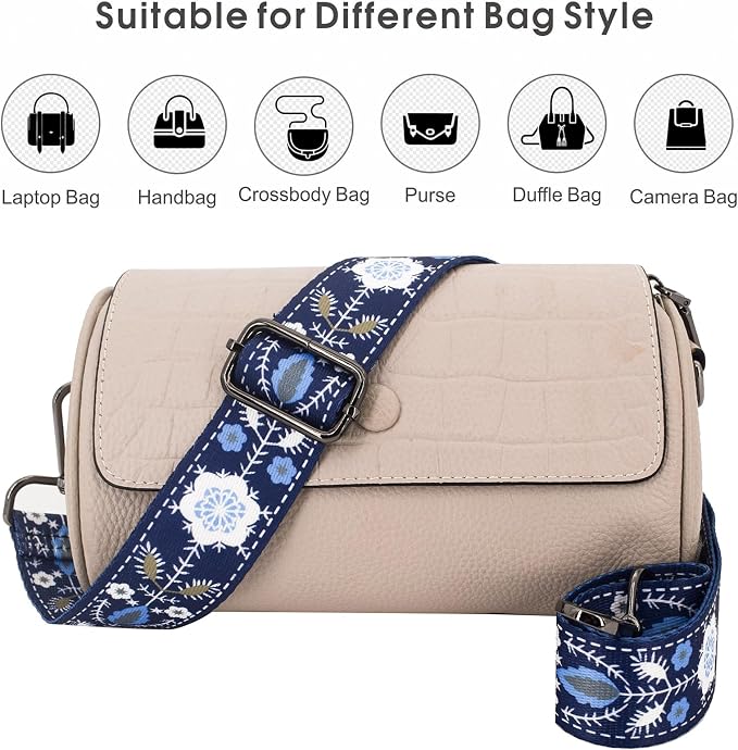 Replacement Purse Strap Shoulder Strap Adjustable Crossbody Strap for Women Crossbody Wide Shoulder Bag - Image 3