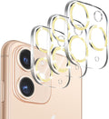 3 Pack Dengduoduo Tempered Glass Camera Lens Protector for iPhone 11 Pro 5.8" & iPhone 11 Pro Max 6.5", Bling Sparkle, Ultra HD, 9H Hardness, Anti-Scratch, Case Friendly, Easy to Install [No Affect on Night Shots] by Dengduoduo