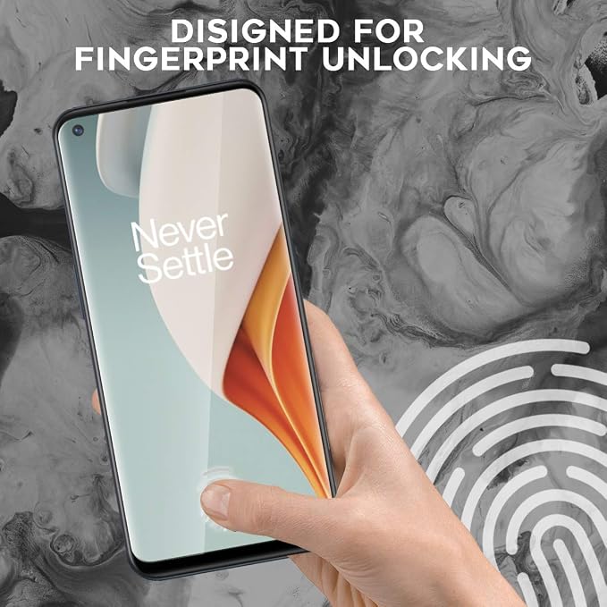 Orzero (3+2) Compatible for OnePlus Nord N100 Phone, 3 Pack Tempered Glass Screen Protector + 2 Pack Flexible Glass Camera Lens Protector, HD Bubble-Free - Image 5